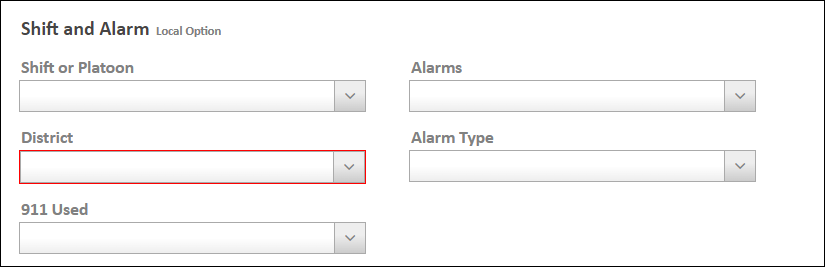 Incident shift and alarm